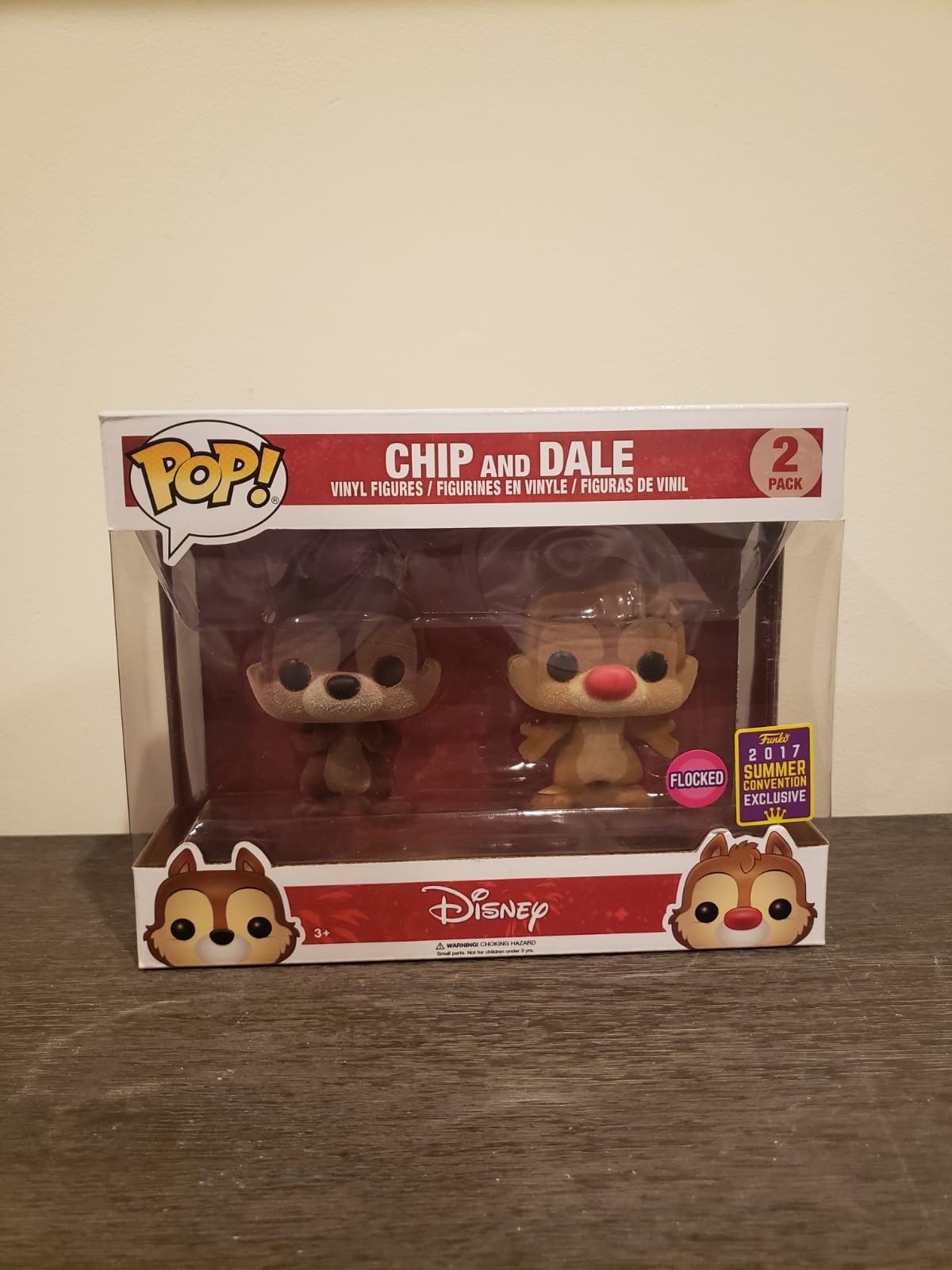 Funko Pop! Exclusive Flocked Chip And Dale Disney 2-pack