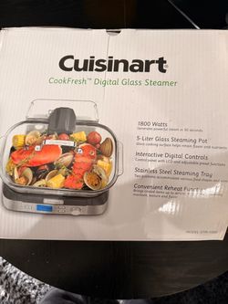 Cuisinart Digital Glass Steamer 5 Liter