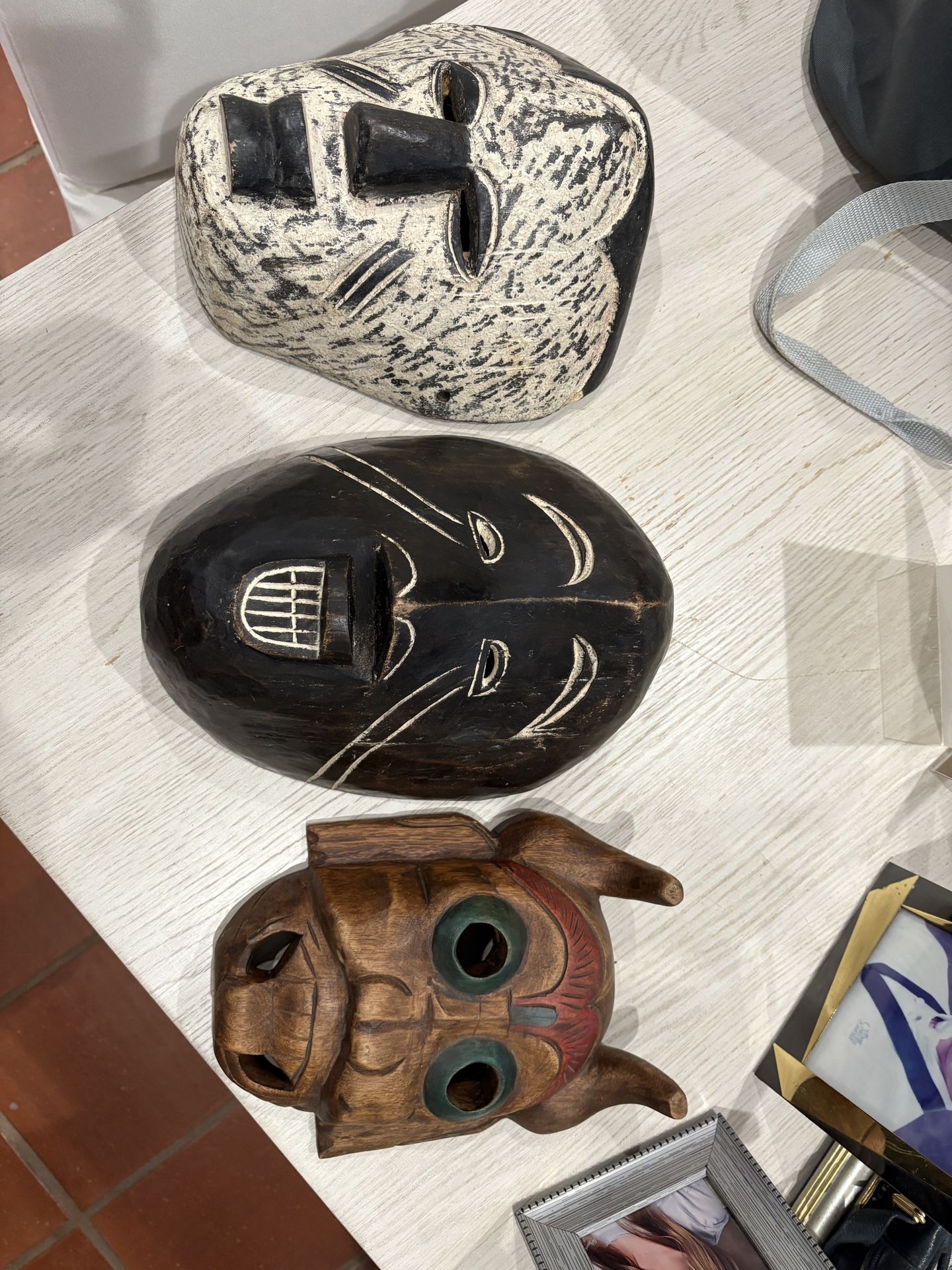 Masks, Set Of Carvings