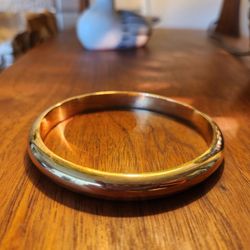 Women's Gold-plated Bangle *WIDE