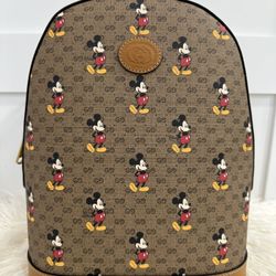 GUCCI Disney GG Mickey Mouse Backpack Authentic 
