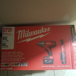 1/2 High Yorque Impact Wrench Kit Milwaukee 