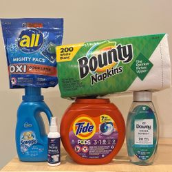 Tide, Downy, All, Snuggle, Bounty Household Bundle 