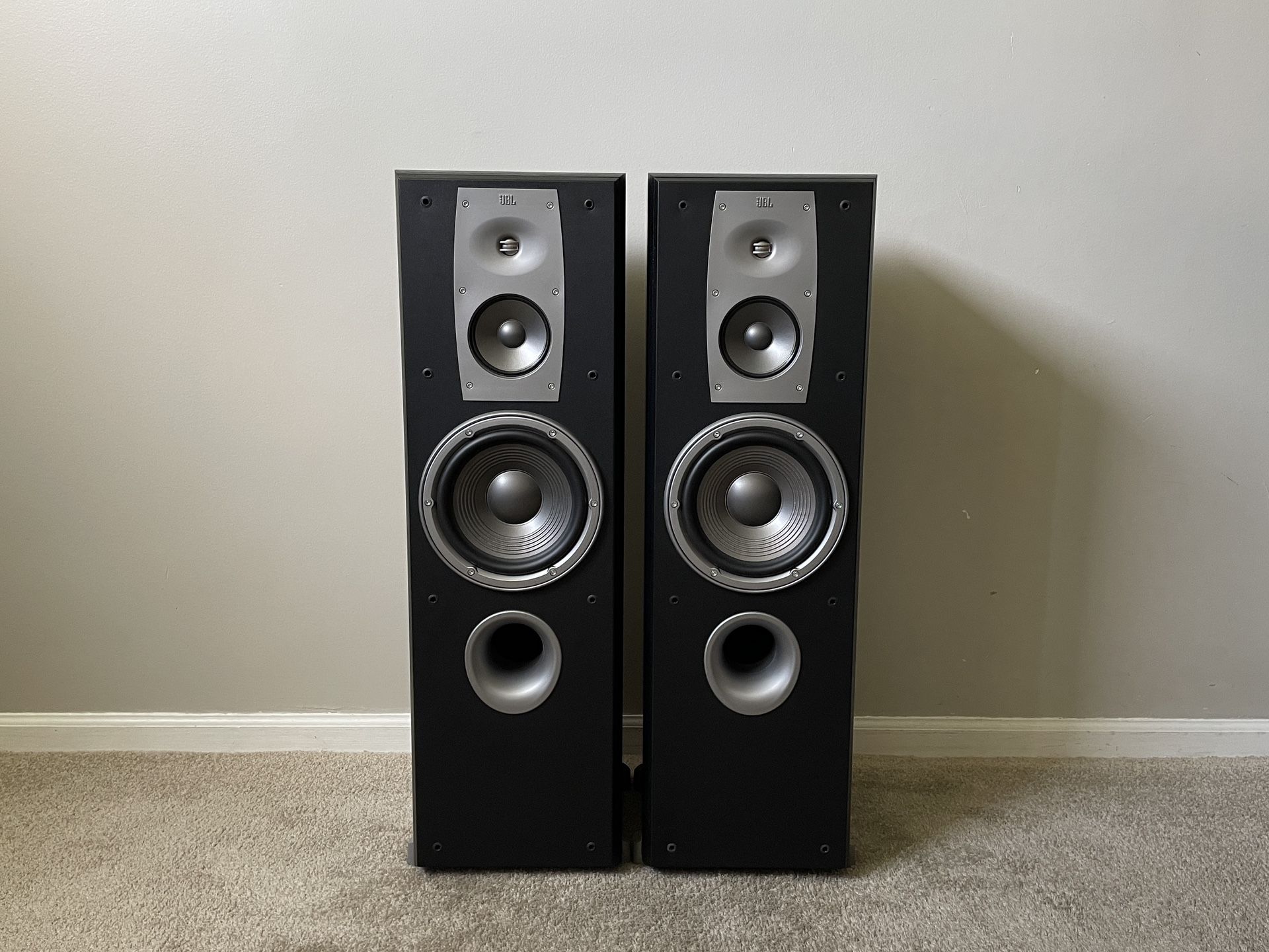 JBL N38 II 3 Way Tower Home Floor Standing Speakers