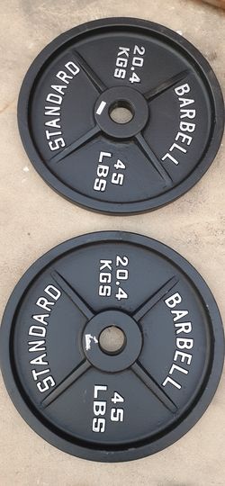 45 weight plates 2 inch holes 🎈FIRM PRICE 🎈