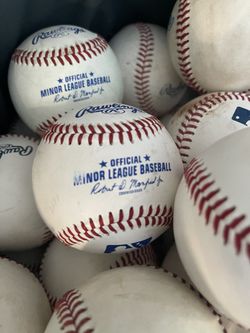Large Box Of Professional Baseballs (100)