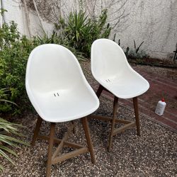 White Bar Stool Chairs