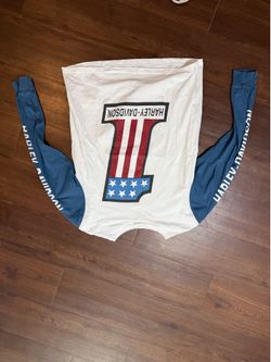 Harley-Davidson Y2K Americana Biker Grunge Long Sleeve Tee L