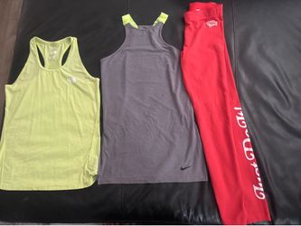 Nike & NF dri fit workout clothes (petite sized)