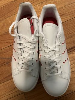 Adidas Stan Smith Red Hearts Women’s Size 6 
