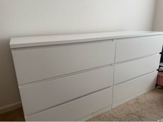 White dresser (malm)