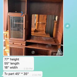 Organizer Furniture $15 🎁🎁🎁 In Good Condition, Furniture, Wood, Entertainment Center, Bookshelves, Bookcase, Tv Stand, Office, House Furniture.