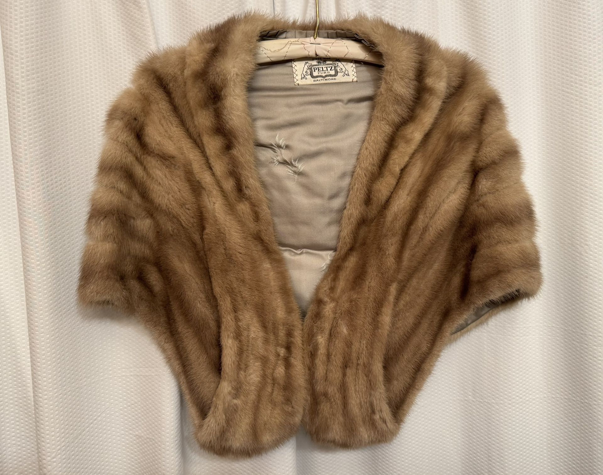 Vintage Peltz Furs Mink Stole