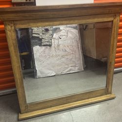Napa Furniture Large Wall Mirror – Solid Wood Frame