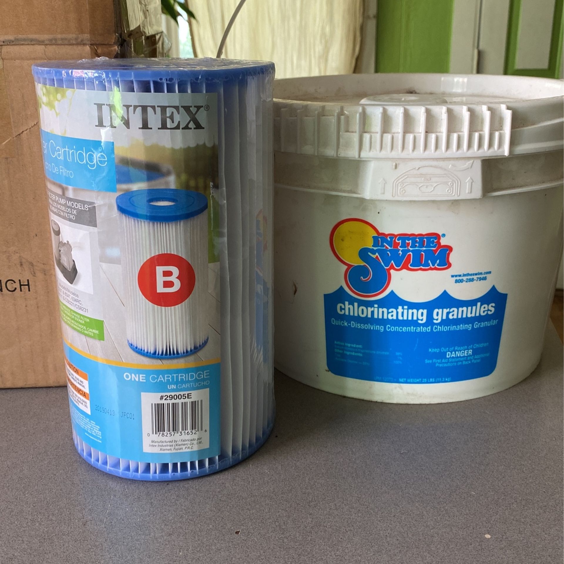 Pool Filters And Chlorine.
