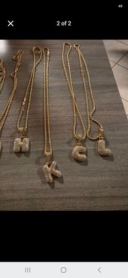 Letter necklaces