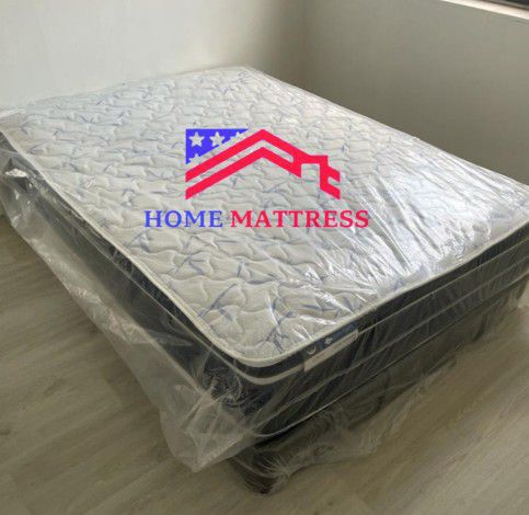 Mattress Full Size and Box Spring 🔴