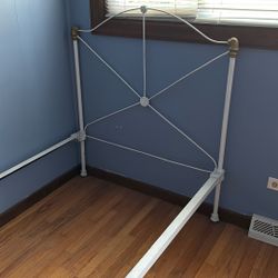 Vintage Iron Twin Bed From Salem