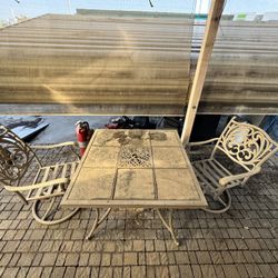 Outdoor Metal Table 