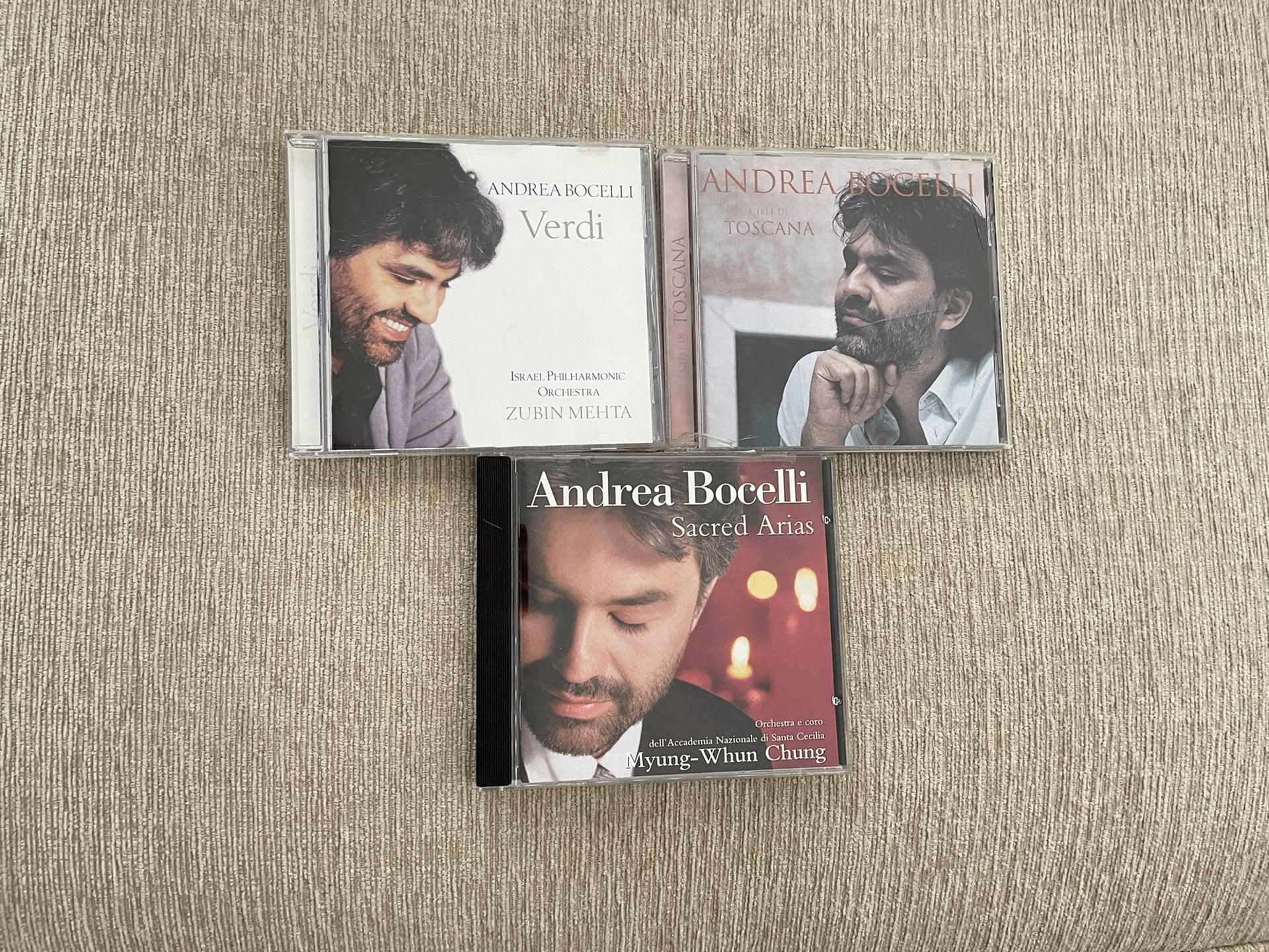 3 ANDREA BOCELLI CD’S