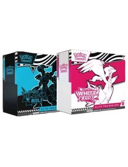 Pokemon Black Bolt and White Flare Elite Trainer Box ETB Set of 2