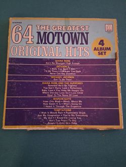 64 The Greatest MOTOWN Otiginal Hits * 4 Albums* Excellent Condition!!