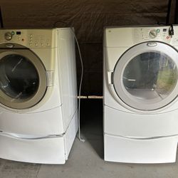 GE Whirlpool Gas Washing Machine And Dryer