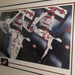 Race car driver, Mario Andretti signed Leto
