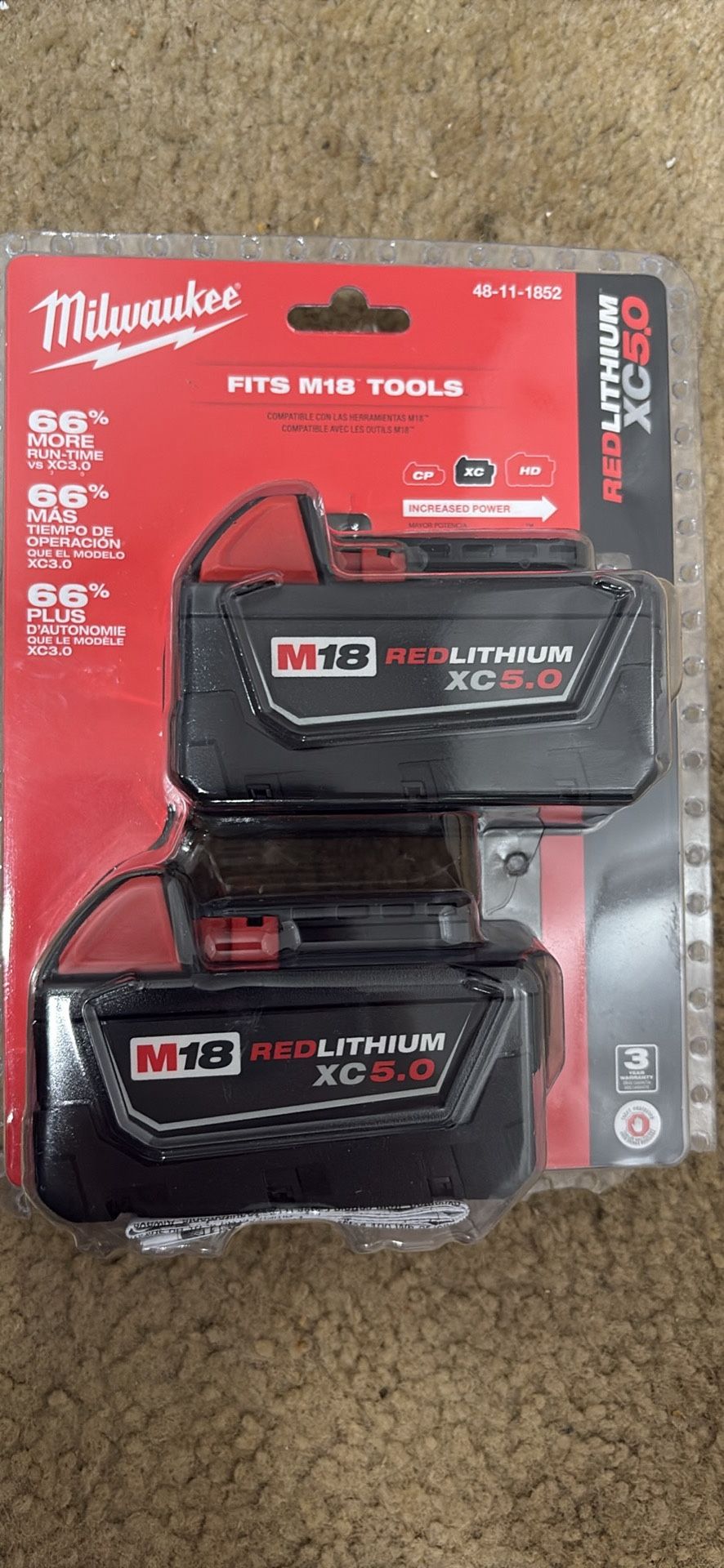 Milwaukee Battery 0.5 M18