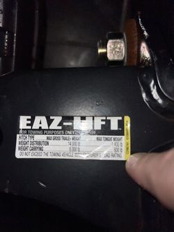 E-Z Tow Hitch 2/5”16 Ball