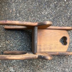 Solid Wood Small Doll Wooden Chair