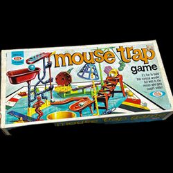 Vintage Mouse Trap 1975 Kids Board Game Ideal Toys Complete Set