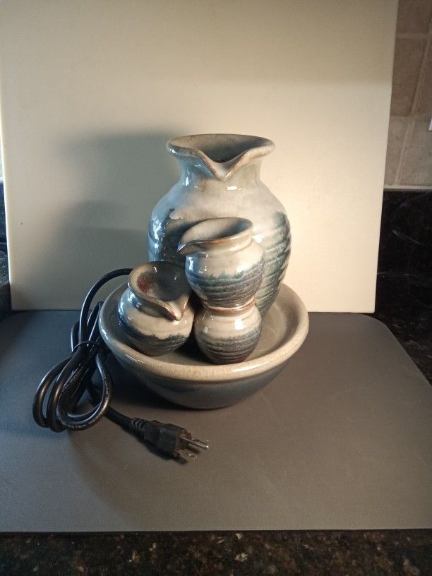 Two Indoor Tabletop Water Fountains