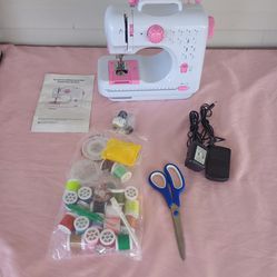 Electric Sewing Machine Portable Crafting Mending Machine 12 Built-In Stitches