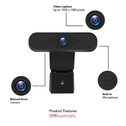 OtM Essentials Webcam & LogiTech Headset