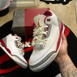 Jordan 3  red Cardinals