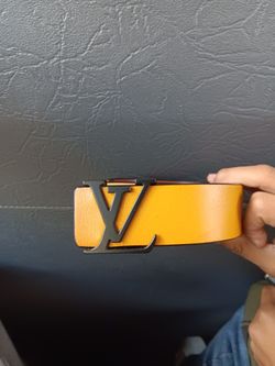 Yellow Louis Vuitton Belt