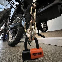 Bike Lock, Kryptonite chain, New York 1213