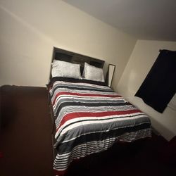 Queen Size Platform Bed w/ 8 Storage Drawers