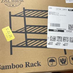 Three Tier Bamboo Shoe Rack