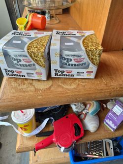 The original top r a m e m new bowls,  two sets five dollars each