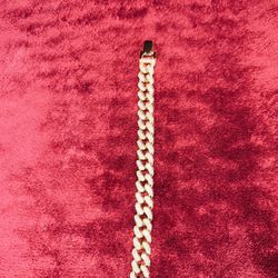 Cuban bracelet 14k Plated 
