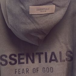NWT Black Essentials Fear of God Hoodie