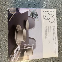 Project 62 Avesta Gray 12 Pc. Dinnerware Set