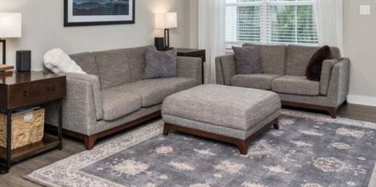 Sofa, Loveseat & Ottoman