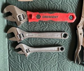 3 Adjustable Wrenches – Crescent & More