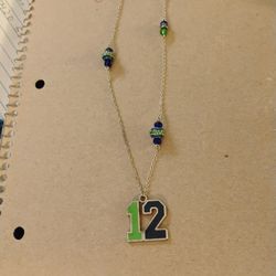 Seahawks 12th Man Necklace