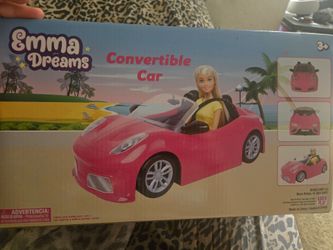 Barbie with car toy