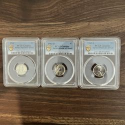 3 1943 P,D,S STEEL WHEATBACKS