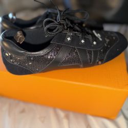 Women’s Black Sparkle Sneakers